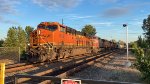 BNSF 7098 Leads A Bonnet At Sunset